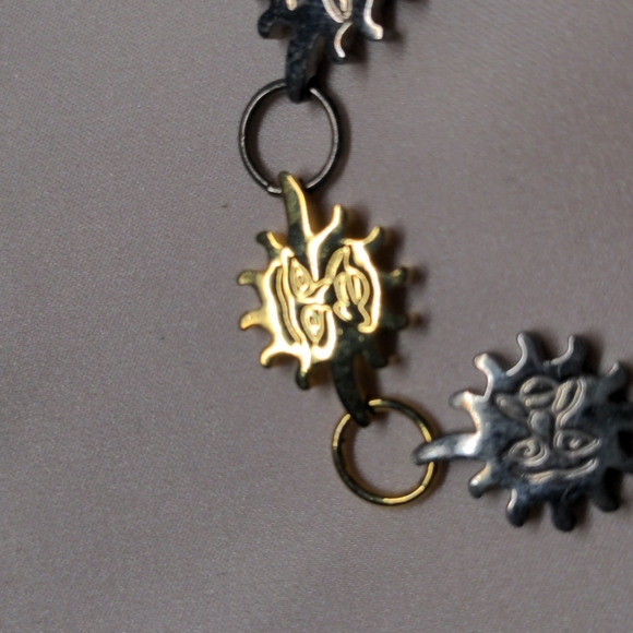 Sterling Silver Celestial Happy Sun Bracelet - Picture 2 of 8